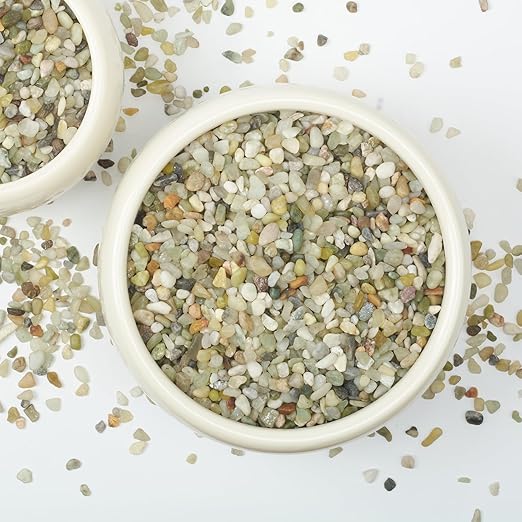 5 LBS Decorative Jade Stones – Ideal for Succulent Cactus Plants, Vase Fillers, Fish Tanks, and Landscaping Projects. 1/5 Inch Stones Promote Healthy Plant Growth (Jade, 5 Pounds)-PawvioPets