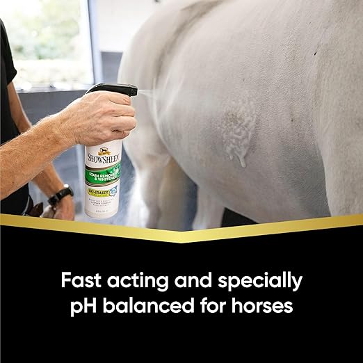 Absorbine ShowSheen Stain Remover & Horse Whitener, Oxi-Eraser Stain Lifters, 20oz-PawvioPets