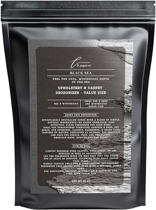 Black Sea Carpet Freshener Powder Refill 36 oz | Powerful Odor Eliminator for Home | Upholstery Deodorizer | Carpet Deodorizer | Pet Urine | Cat Litter Box-PawvioPets