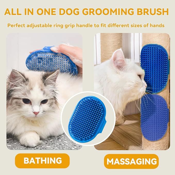 2 Packs Pet Hair Removal Glove,Pet Hair Remover for Cat & Dog,New Upgraded Electrostatic Gloves Pet Hair,Reusable Electro Static Pet Hair Remover Electrostatic Gloves for Furniture,Couch-PawvioPets