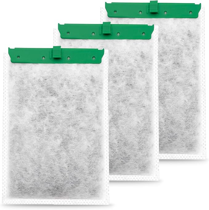 Aquarium Filter Cartridge Compatible with Whisper Power Filters,Replacement Filter Cartridges for IQ10-105GPH (Medium, 3-Pack)-PawvioPets