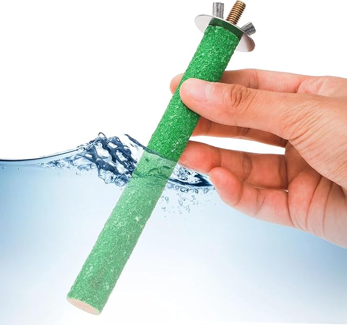 8 Pcs Bird Perch Stand Toy, Colorful Wood Parrot Perch Stand Platform Paw Grinding Stick, Bird Cage Accessories for Budgies,Parakeet,Cockatiel, Lorikeet, Conure-PawvioPets