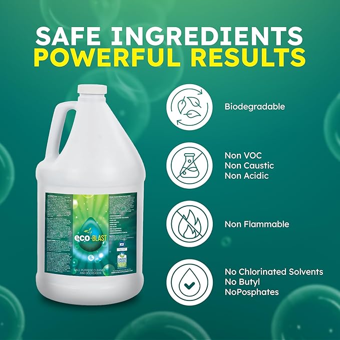 All-Purpose Cleaner & Degreaser – Heavy-Duty Grease & Stain Remover for Home, Kitchen, Garage & Industrial Use, Surface-Friendly Cuts Through Tough Dirt – 1 Gallon-PawvioPets