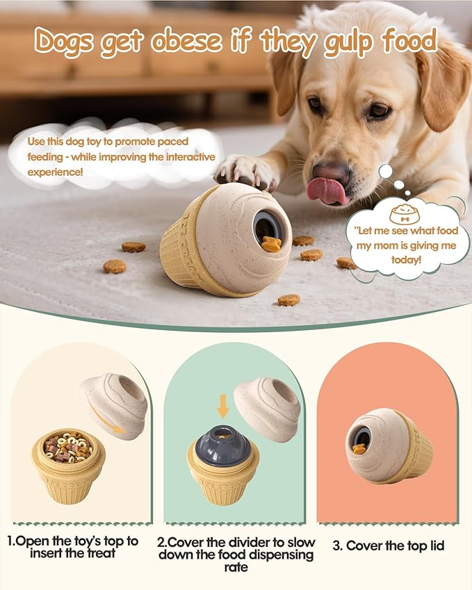 Dog Frozen Treat Toy, Long-Lasting Interactive Dog Toys to Keep Them Busy, Fillable & Freezable Birthday Gifts, Enrichment Toys for Puppy-PawvioPets