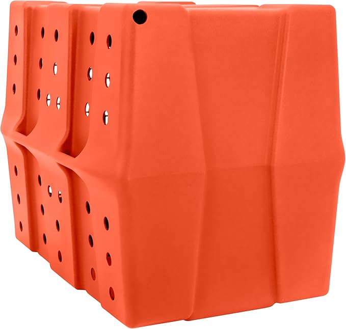 Dakota 283 Crate - Canine Rough and Tough Economy Kennel (Orange, X-Large)-PawvioPets