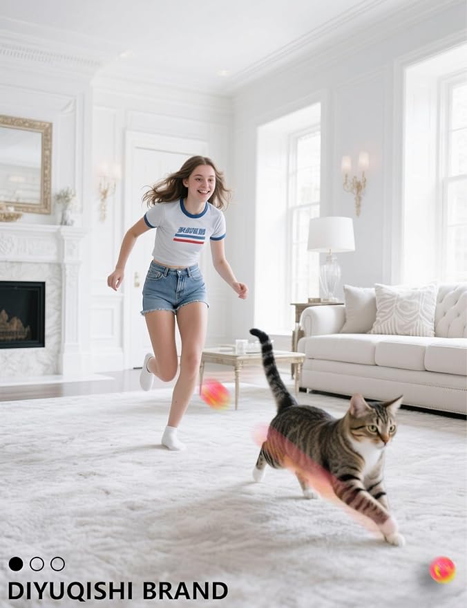 6-Pack Cat Toys for Kittens and Cats, On Cloud Nine (1.5'', Basic Cat Toy Set)-PawvioPets