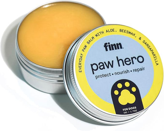 Finn Paw Hero | Natural Revitalizing Dog Paw Balm | Protect, Nourish & Repair from Wear, Damage & Dryness - 1.75 oz-PawvioPets