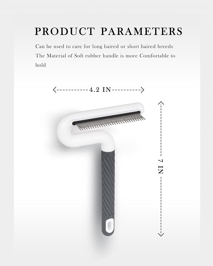 Flea Comb, TailGurus Effective Flea Comb for Cats & Dogs-Shedding Brush for All Pets-Long Hair Friendly-Durable-Versatile & Safe-Durable, Safe & Versatile-Portable,Pet-Friendly(TG2038)(Lime)-PawvioPets