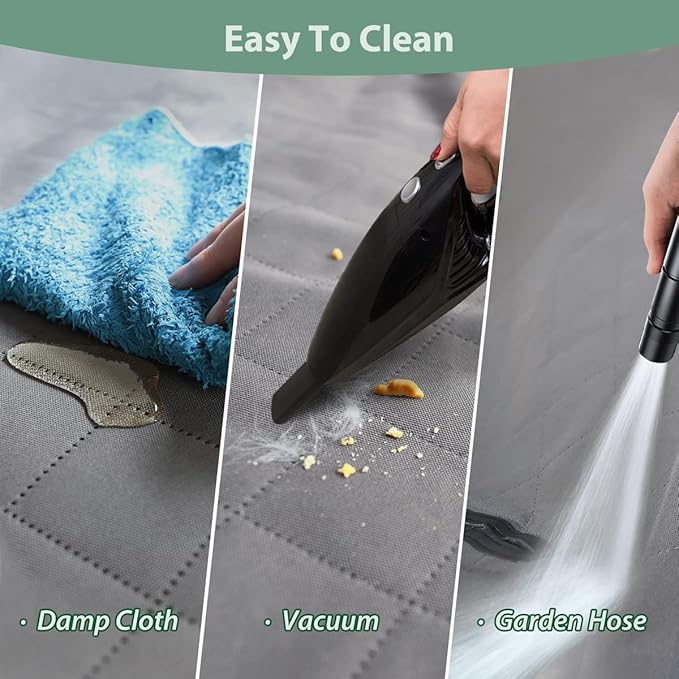 Dog Car Seat Cover for Back Seats 100% Waterproof with Metal Buckle Mesh Window Scratch Proof Heavy Duty Rear Backseat Protector Hammock for Pet, SUV Truck Vehicle Accessories, 54" x 58", Grey-PawvioPets