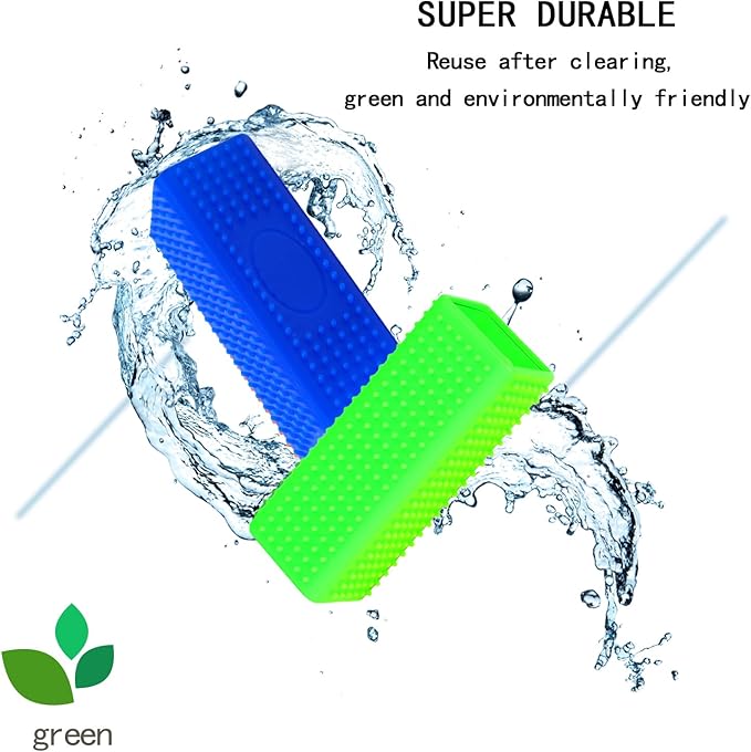 2pcs Pet Dog Cat Hair Remover, Pet Hair Removal Tool, Hollow Cleaner Brush for car，Interior, Furniture, Sofa-PawvioPets