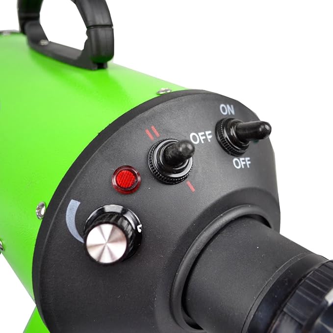 Flying Pig High Velocity Dog Pet Grooming Dryer w/Heater (Model: Flying One, Green)-PawvioPets