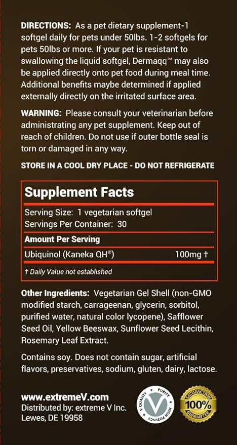 Dermaqq Dog & Cat Hot Spots, Hair Loss, Dermatitis Support-PawvioPets