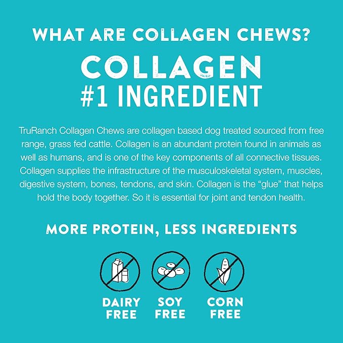 5" BBQ Collagen Skewers - Collagen Dog Chews - Long Lasting Healthy Joint Support Dog Treat - Rawhide Alternative - Skin & Coat Health, 1 Bag, 15 Count-PawvioPets