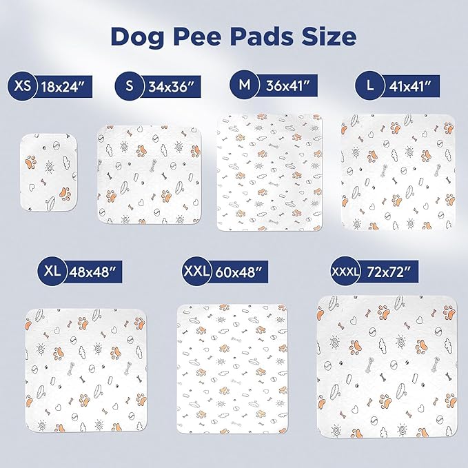 FURTIME Washable Pee Pads for Dogs, 2 Pack Large 41''x41'' Super Absorbent Reusable Dog Training Pads, 100% Waterproof Non-Slip Whelping Playpen Crate Mat Bed Products Gray (Gray Puppy Pads-41x41)-PawvioPets