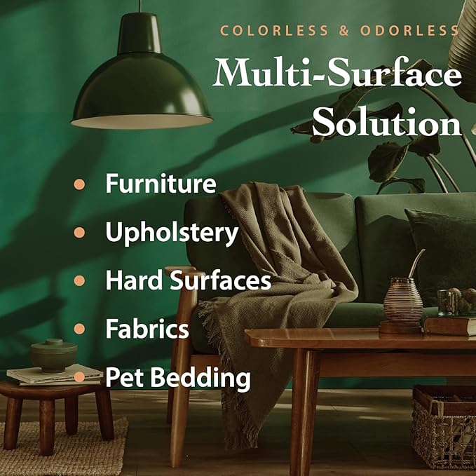 DustmiteX Dust Mite Spray - Dust Mites Remover + Flea Killer for Allergy & Asthma Relief for Cleaning in Home, Bed, Pet Bedding, & Furniture, Anti Allergen Dust Mites Killer-PawvioPets