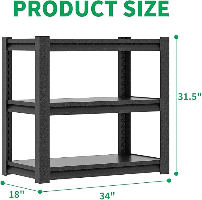 Fish Tank Stand,3-tier Rack Shelf Heavy Duty Metal Frame Aquarium Stand 20 Gallon,Reptile Terrarium Stand for 30 Gallon Long Aquarium,Reptile Tank Stand,Breeder Tank Stand,31.5"*18"*34"-PawvioPets