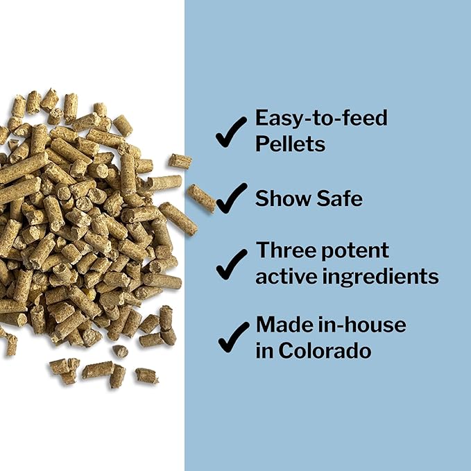 Formula 707 Calming Equine Supplement, Daily Fresh Packs – Anxiety Relief and Enhanced Focus for Horses – L-Tryptophan, Thiamine & Magnesium-PawvioPets