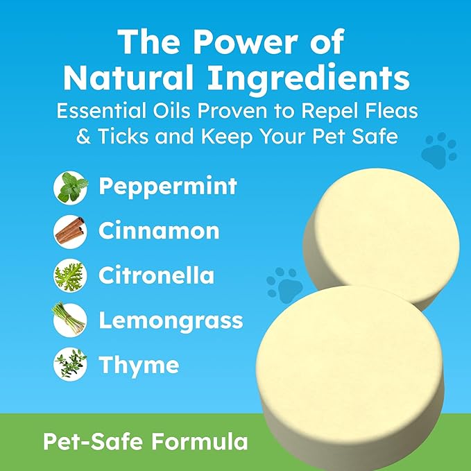 BugMD Paw Guardian Refill, Plant-Powered Flea & Tick Protection Tablets, 3 Count, 30-Day Protection, Natural Essential Oil Formula-PawvioPets