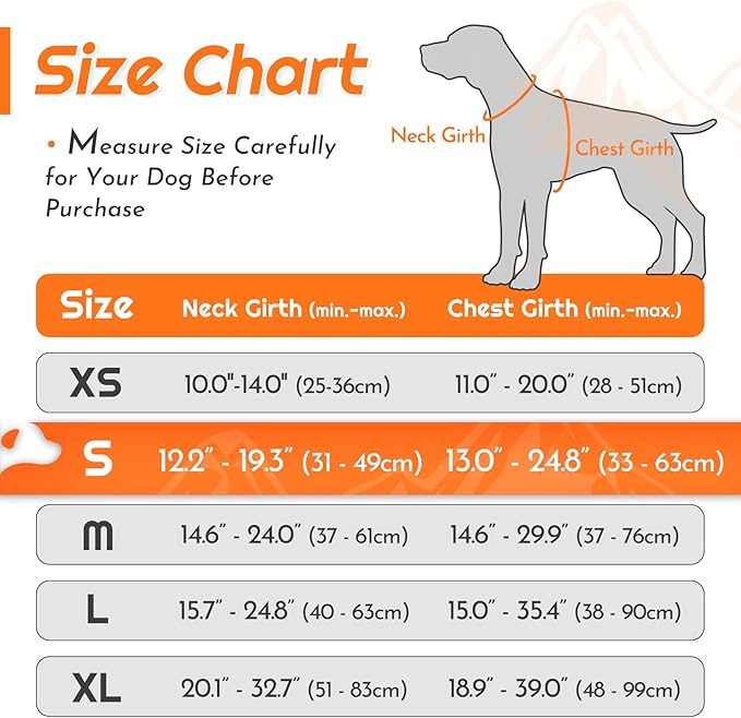 Eagloo Dog Harness Small Sized Dog, No Pull Service Vest with Reflective Strips and Control Handle, Adjustable and Comfortable for Easy Walking, No Choke Pet Harness with 2 Metal Rings, Orange, S-PawvioPets