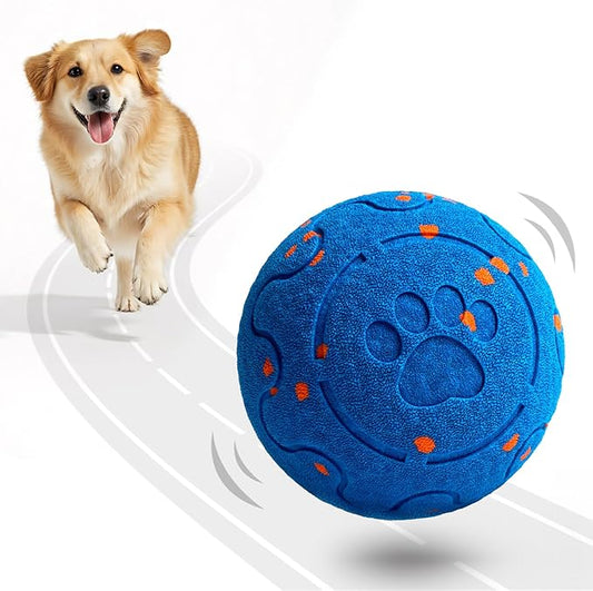Dog Balls: Interactive Dog Ball Auto Rolling - Interactive Dog Toys for Aggressive Chewers - Bouncy & Throwable, Type-C Rechargeable, Washable, for Small & Medium & Large Dogs – Blue-PawvioPets