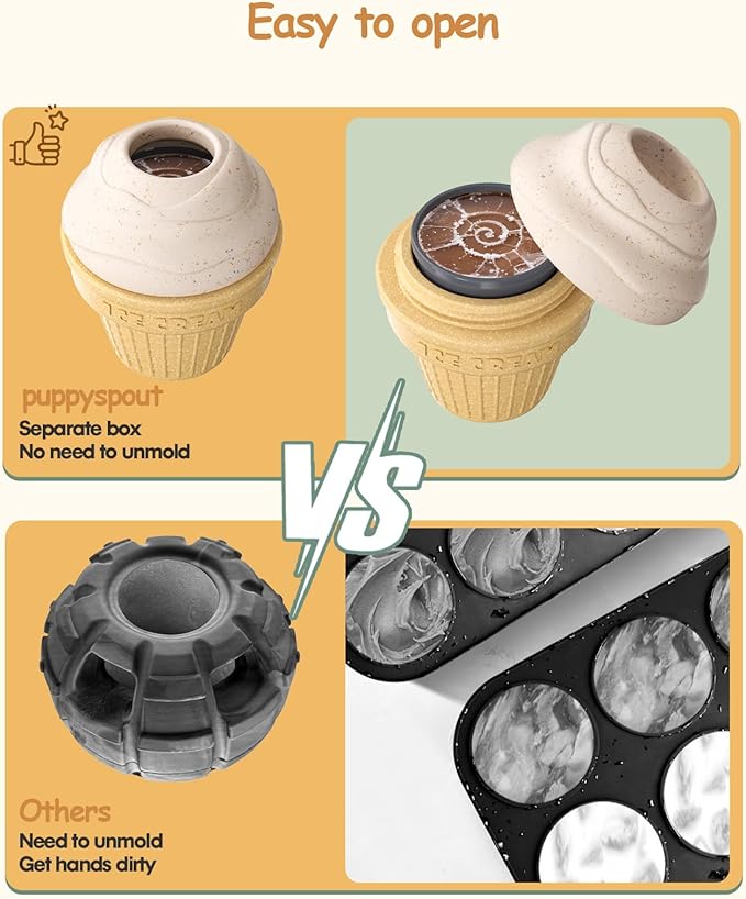 Dog Frozen Treat Toy, Long-Lasting Interactive Dog Toys to Keep Them Busy, Fillable & Freezable Birthday Gifts, Enrichment Toys for Puppy-PawvioPets