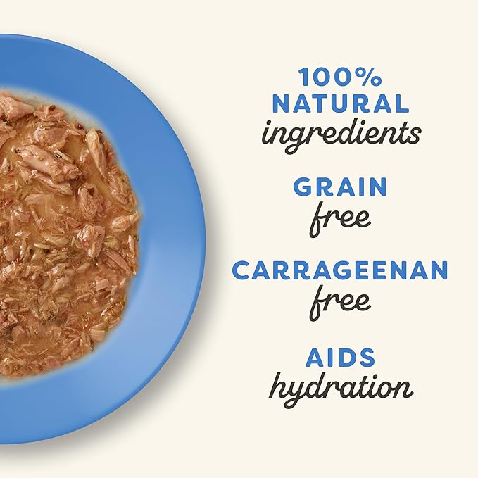 Applaws Natural Wet Cat Food in Gravy, Limited Ingredient Canned Wet Cat Food, No Additives, Made with Natural Ingredients, Variety Selection in Gravy Cans (24 x 2.47oz Cans)-PawvioPets