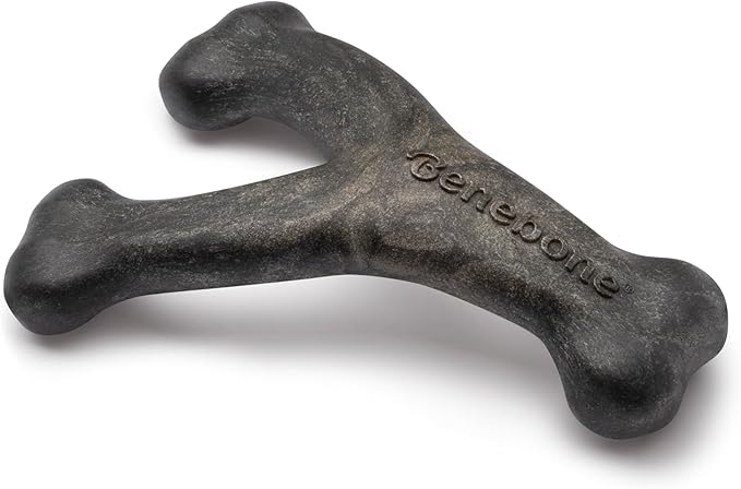 Benebone Pumpkin Spice Wishbone – Limited Edition Flavor, Durable Dog Chew Toy for Aggressive Chewers, Made in USA, Small-PawvioPets