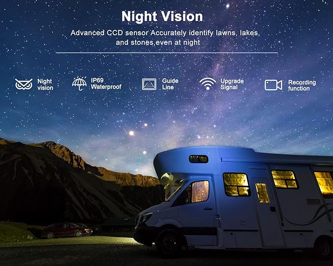 9" Wireless Backup Camera System for RV Truck Trailer Camper, 9 Inch DVR Quad Split Monitor IP69 Waterproof HD 1080P Wireless Rear Side View Cameras, Stable Signal Observation System - B904-PawvioPets