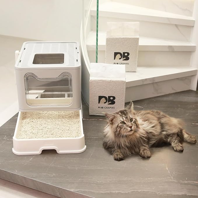 Cat Litter 12LB/2 Packs Dust-Free Clumping Tofu Cat Litter Quickly Absorb Odors Toilet Can Flush Into The Toilet Pure Natural tofu cat Litter (Original Flavor)-PawvioPets