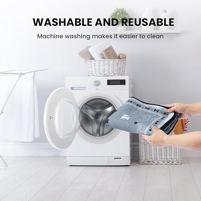 Gardner Pet Washable Dog Pee Pads, 36'' x 36'' Non Slip Dog Mats with Great Urine Absorption, Reusable Puppy Pee Pads for Potty Training, 2 Pack-PawvioPets