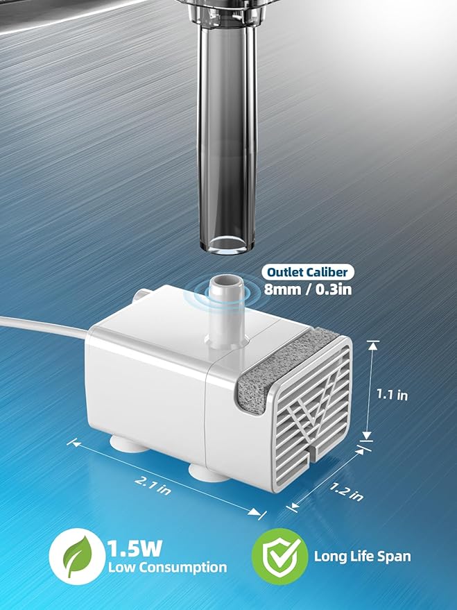 Dog Water Fountain for Large Dogs, 9L/2.4Gal Stainless Steel Dog Fountain with Water Level Window & Filtration, Automatic Pet Water Bowl Dispenser Indoor, for All Dogs and Multi-Pet (Pump)-PawvioPets