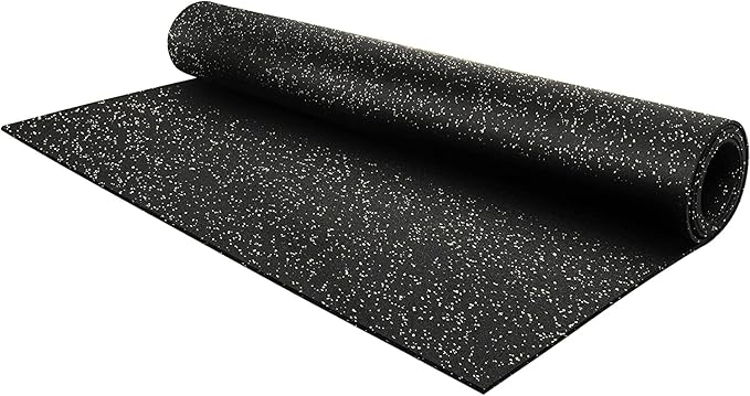 Flooring Inc's 1/4" Thick Tough Rubber Flooring Roll | Flexible Recycled Rubber Floor Mats for Home Gym | Heavy Duty Rubber Mat for Home Gyms, Sheds, Horse Stall Mat or Trailer-PawvioPets