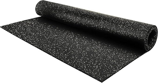 Flooring Inc's 1/4" Thick Tough Rubber Flooring Roll | Flexible Recycled Rubber Floor Mats for Home Gym | Heavy Duty Rubber Mat for Home Gyms, Sheds, Horse Stall Mat or Trailer-PawvioPets