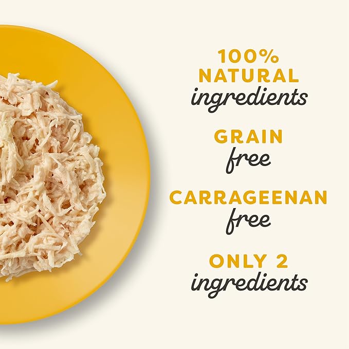 Applaws Natural Wet Cat Food in Broth, Limited Ingredient Wet Cat Food Pouches, No Additives, Made with Natural Ingredients, Chicken Breast in Broth (12 x 5.3oz Pouches)-PawvioPets