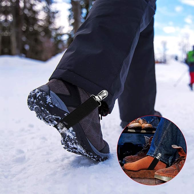 Adjustable Boot Straps Pant Stirrups Clips Boot Clips-PawvioPets