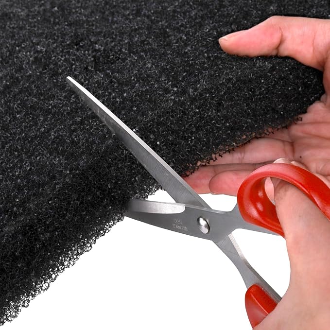 2 Pack Aquarium Sponge Filter Pad, Bio Filter Media Pad, 19.6" x 19.6"x 1.6" Cut-to-Size Open Cell Foam Sheet Replacement Foam Cover for Fish Tank Filter, 30 PPI-PawvioPets