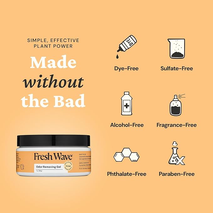 Fresh Wave Orange Odor Removing Gel, 7 oz., Pack of 3-PawvioPets