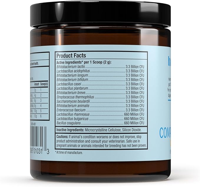 Dr. Mercola, Complete Probiotics, for Cats and Dogs, 3.17 oz (90 g), Supports Immune Function, Digestive Support, Non GMO, Soy Free, Gluten Free-PawvioPets