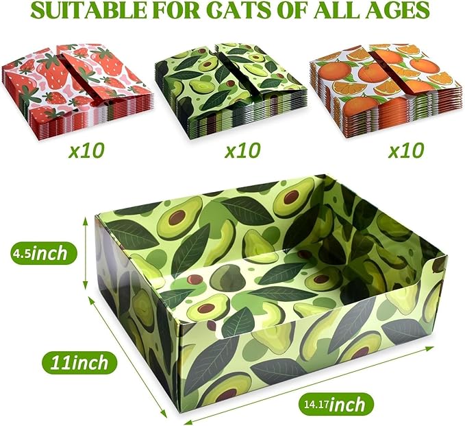 CONLI 30 PCS Disposable Litter Boxes for Cats, Foldable Waterproof Kitten Litter Box Low Entry, Portable Litter Box for Cats Small Pets Animals Travel Needs-PawvioPets