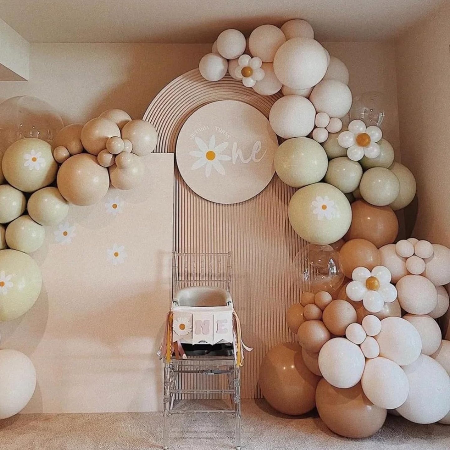 90pack Coffee Balloons Different Size 18/12/10/5 Inch Coffee Balloon Garland Arch Kit for Graduation, Wedding, Birthday, Thanksgiving Day Party, Baby Shower, Anniversary Party Decorations