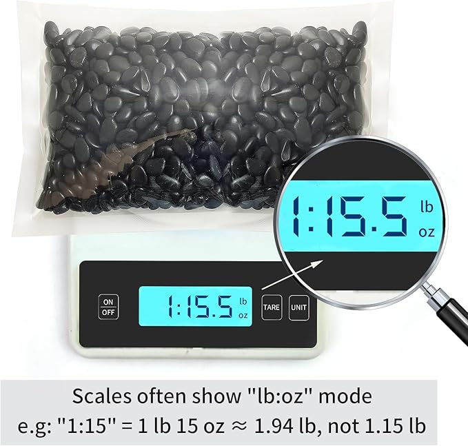 2 lbs Black Pebbles for Indoor Plants, 3/8 inch Decorative Rocks, Black River Rocks for Succulent Potted Plant, Vase, Aquarium, Landscaping and Outdoor Garden Rocks-PawvioPets
