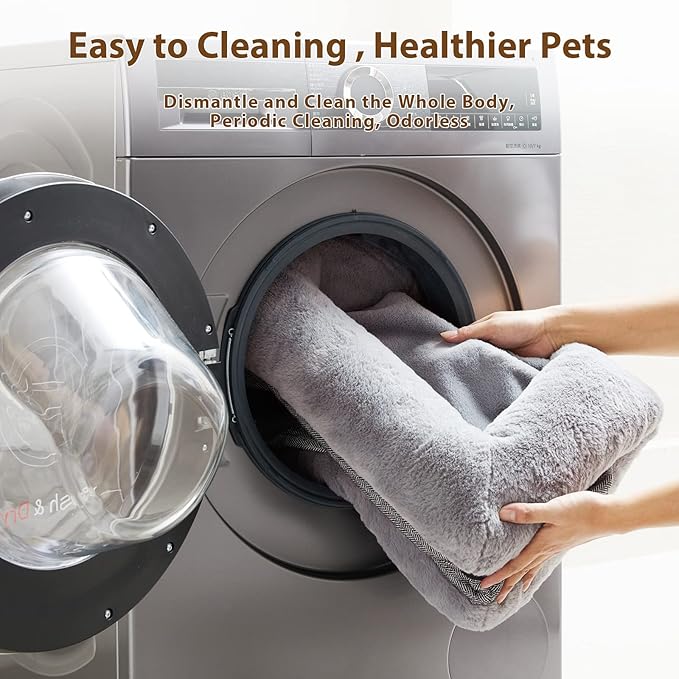 BFPETHOME Dog Beds for Small Dogs, Washable Dog Bed with Sides, Orthopedic Medium Sized Soft Mats with Removable Cover & Waterproof Pet Mat for Pet-PawvioPets