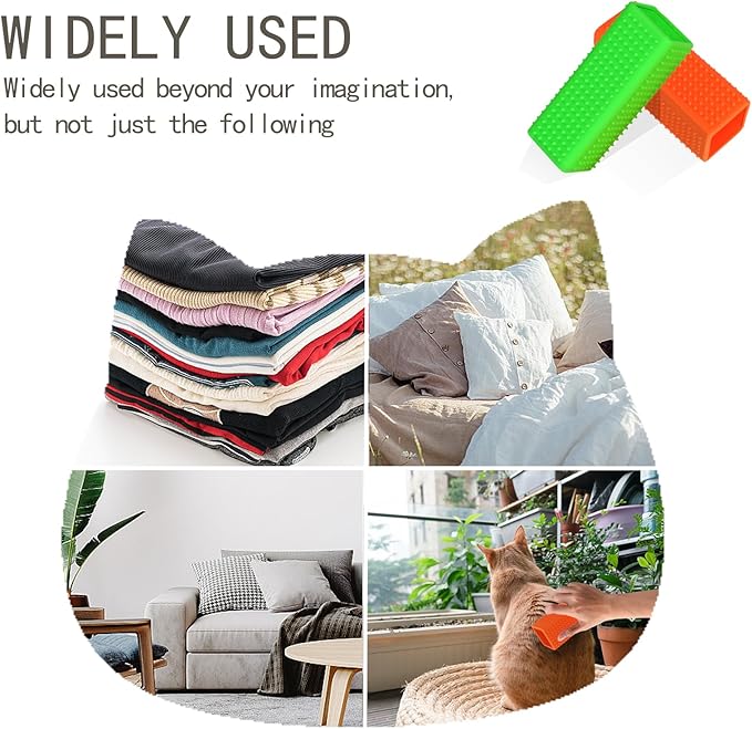 2pcs Pet Hair Remover, Car Carpet Cleaner for Dog & Cat Hair, Interior, Furniture, Sofa-PawvioPets