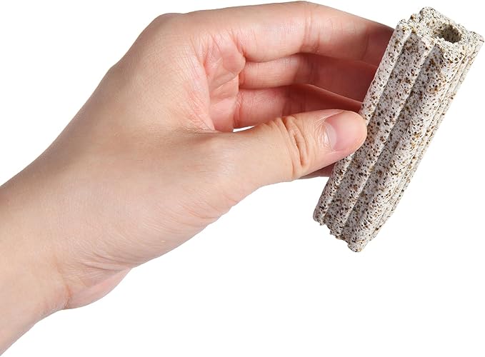 ALEGI Ceramic Bio Filter Media, Porous Media Filter Media for Sump Tank, Pond, Aquarium Fish Tank (Small 108 pcs)-PawvioPets