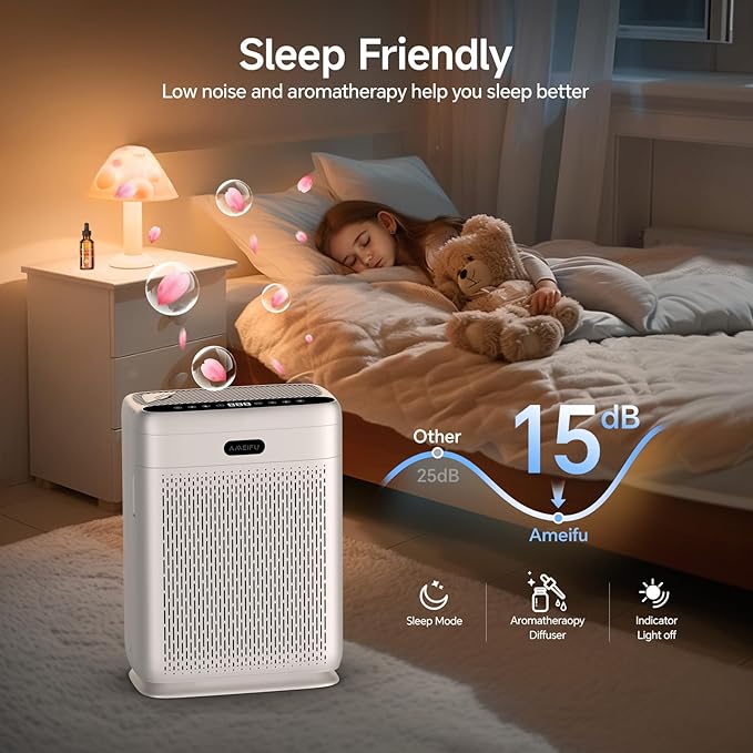 Air Purifiers for Home Large Room up to 3000 sq.ft, H13 Hepa Air Purifiers with Double-sided Filter, Auto Mode, PM2.5 Display Air Quality Sensor, AI Air Cleaner for Pets Odors, Smoke, Pollen-PawvioPets