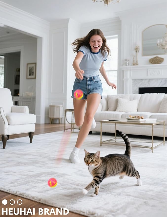 6-Pack Cat Toys for Cats and Kittens, Silly Leap (1.5'', Economy Cat Toy Set)-PawvioPets