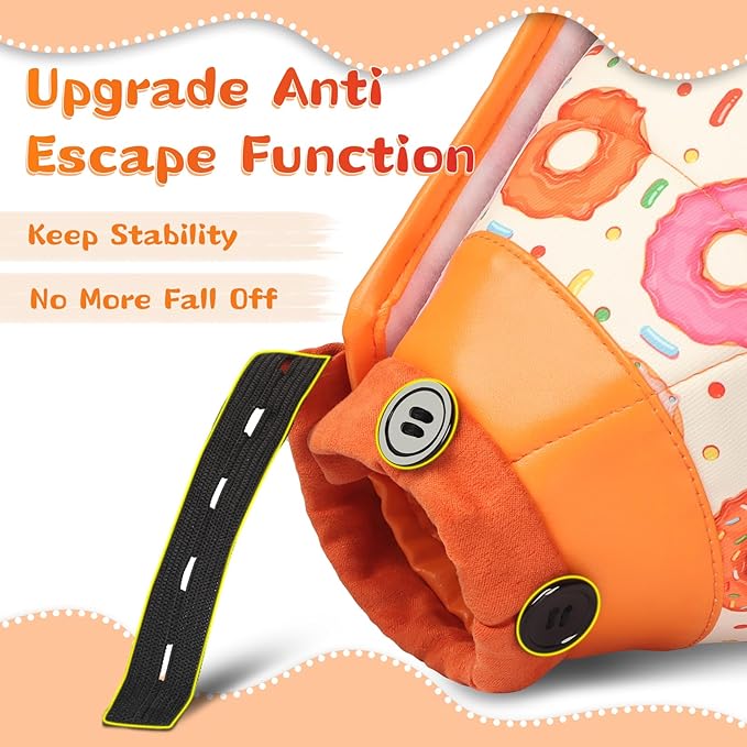 Cat Cone Collar Soft for Wound Healing, Foldable Neck Recovery Cone Anti Licking, Small Adjustable Surgery Cat Head Cone Alternative for Kittens(Size: L)-PawvioPets