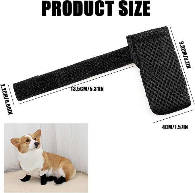 4 PCS Cat Boots, Cat Mittens to Prevent Scratching, Breathable Mesh Cat Foot Covers, Adjustable Cat Claw Protectors or Cats When Bathing and Nail Trimming-PawvioPets