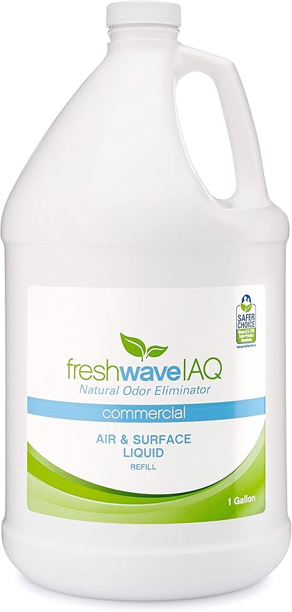 Fresh Wave IAQ Commercial Odor Eliminating Air & Surface Liquid, 1 Gallon | Safer Odor Relief | Natural Plant-Based Odor Eliminator | Odor Absorber for Home or Commercial Areas-PawvioPets