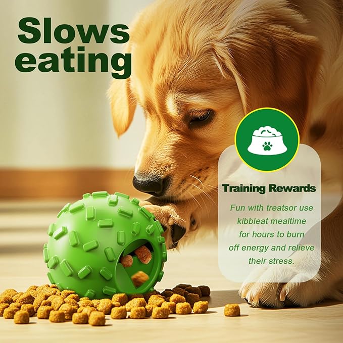 Dog Puzzle Toy 2 Pack – Cognitive Dog Treat Toy,Interactive Dog Toys for Treat Dispensing, Slow Feeder for Mental Stimulation & Anxiety Relief, Puppy Training Toy, Natural Rubber-PawvioPets